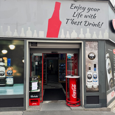 Best Getränke Aufnahmen vom Laden