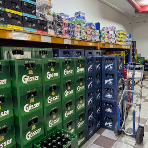 Best Getränke Aufnahmen vom Laden